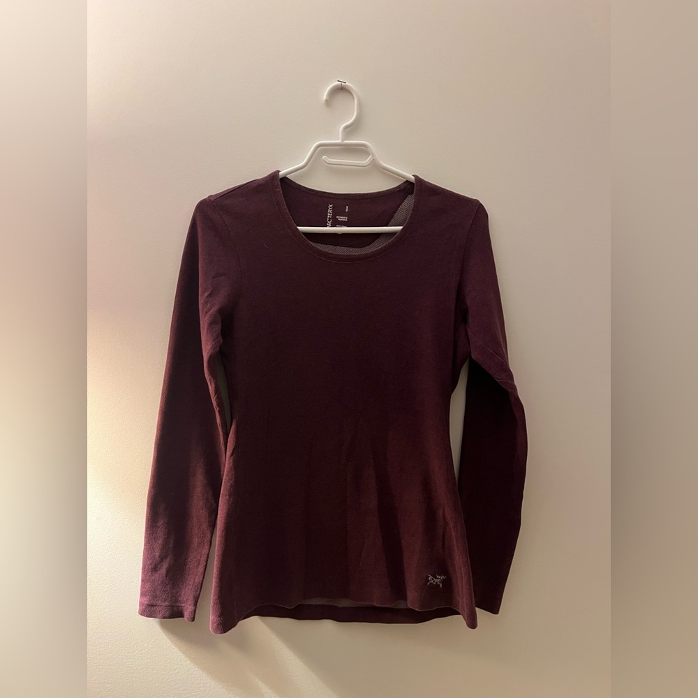 Arc'teryx Purple Merino Long Sleeve